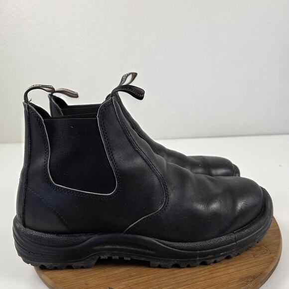 Blundstone Boots Mens Size 10.5 Black Chelsea Work Slip Resistant EH ASTM F2892 - Picture 7 of 14
